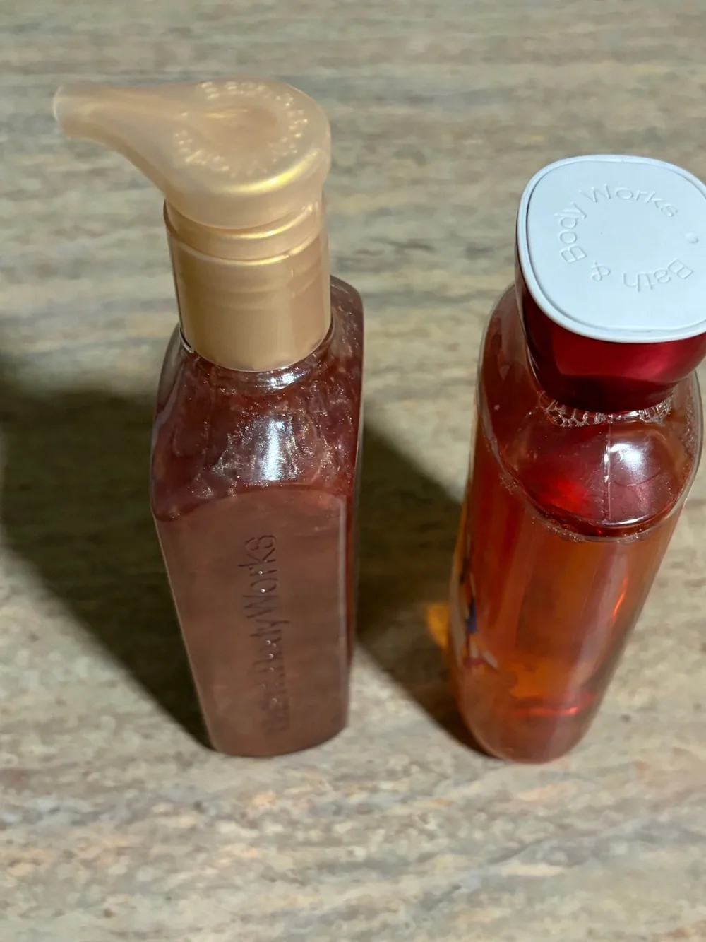 Bath & Body Works Winter Candy Apple Hand Soap & Shower Gel - Red